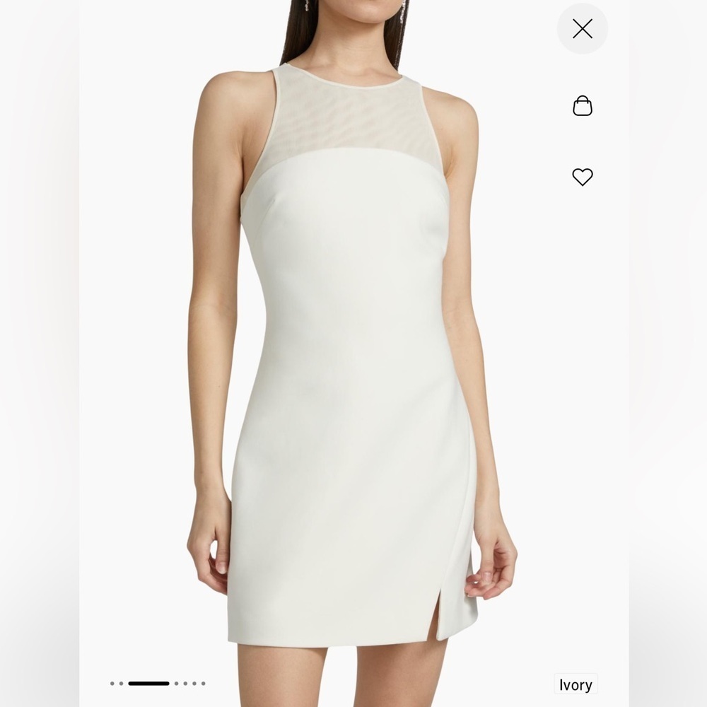 Eldon Mesh Yoke Mini Dress nwot size 0